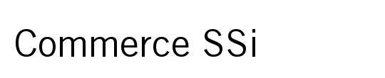 Commerce Condensed SSi