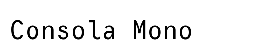 Consola Mono