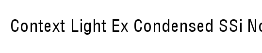 Context Light Ex-Condensed SSi