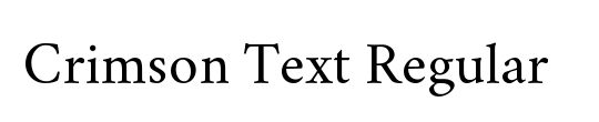 Crimson Text