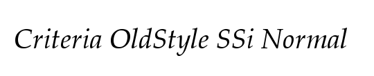 Tycoon OldStyle SSi