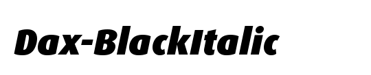 SanukTF-BlackItalic