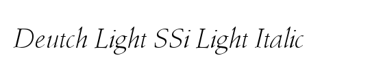 Deutch Light SSi