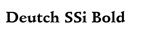 Deutch Garamond SSi