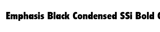 Terminus Black Condensed SSi