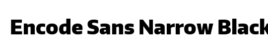 Encode Sans Narrow