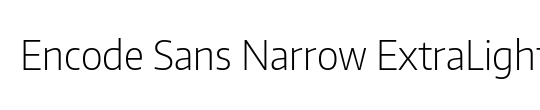 Encode Sans Narrow