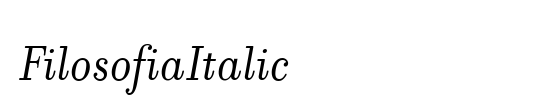 FilosofiaItalic