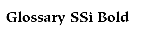 Glossary SSi