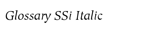 Glossary SSi