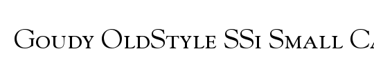 Goudy Oldstyle Std