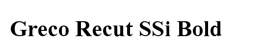 Bodoni Recut SSi