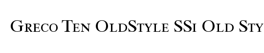 Greco OldStyle SSi