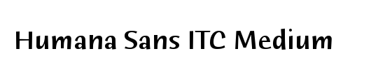 Humana Serif ITC Std