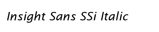 Insight Sans SSi