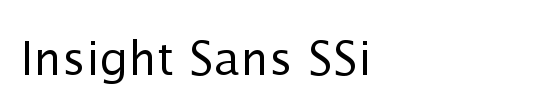 Insight Sans SSi