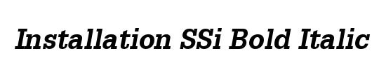 Installation SSi