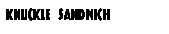 Knuckle sandwich