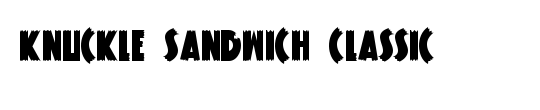 Knuckle Sandwich Krunchy