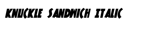 Knuckle Sandwich Krunchy