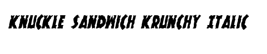 Knuckle Sandwich Krunchy