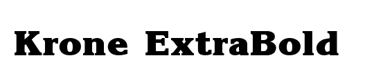 Krone ExtraBold