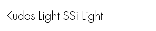 Kudos Light Condensed SSi