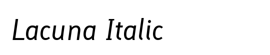 Lacuna Italic