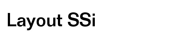 Layout Condensed SSi