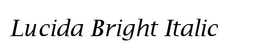 Lucida Bright Math Italic