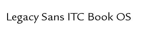 ITC Legacy Sans