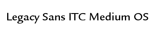 ITC Legacy Sans Std