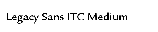 ITC Legacy Sans Std