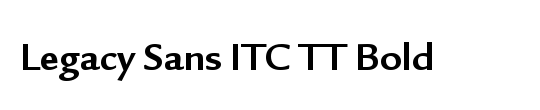 ITC Legacy Sans Std