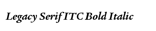 Legacy Serif OS ITC TT