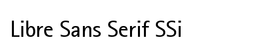 Libre Serif SSi