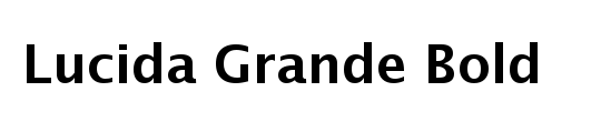 Lucida Grande