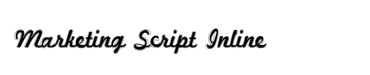 Marketing Script Inline