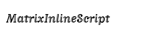 MatrixInlineScript