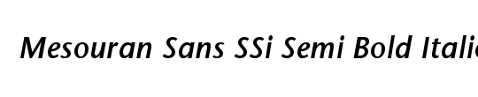 Mesouran Serif SSi