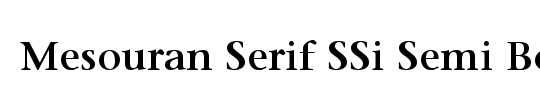 Opirus Semi-Serif