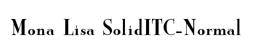 Mona Lisa Solid ITC OS