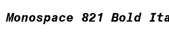 Monospac821 BT