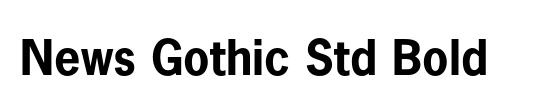 News Gothic Std