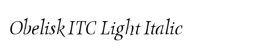 SDF Light Italic