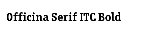 ITC Officina Serif Std