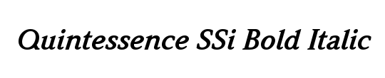 Quintessence SSi