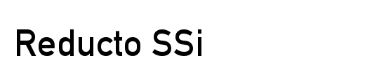 Reducto Condensed SSi