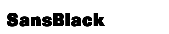 SansBlack