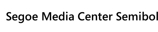 Segoe Media Center Semibold
